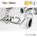 Fauteuils roulants en aluminium Topmedi Transit avec accoudoir rabattable